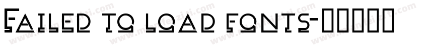 Failed to load fonts字体转换